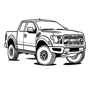 Pagina Da Colorare Ford Raptor In Azione 23004-21144