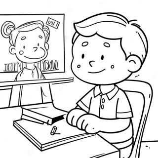 Big Nate In Classe Da Colorare 23104-21221