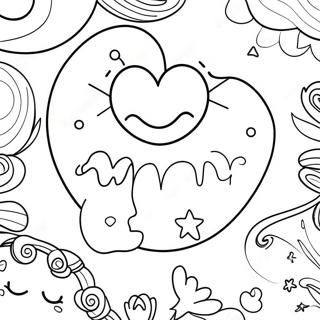 Pagina Da Colorare Ti Amo Fino Alla Luna E Ritorno In Stile Fantasioso 23474 21692