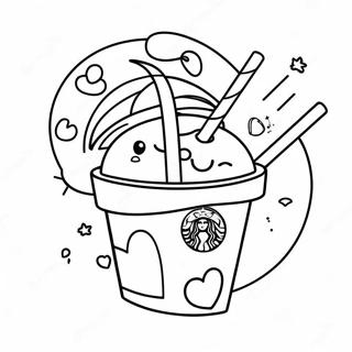 Pagina Da Colorare Kawaii Di Starbucks 23493-21702