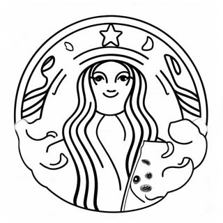 Pagina Da Colorare Di Una Tazza Di Caffe Starbucks Carina 23494-21535