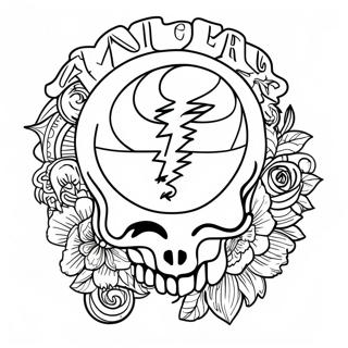 Pagina Da Colorare Del Logo Dei Grateful Dead 23513-21547