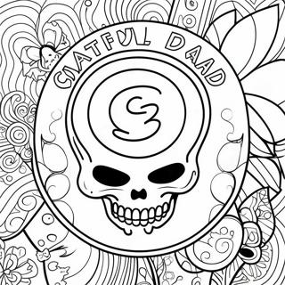 Pagina Da Colorare Del Logo Dei Grateful Dead 23513-21548