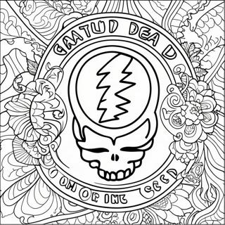 Pagina Da Colorare Del Logo Dei Grateful Dead 23513-21718