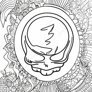 Pagina Da Colorare Del Logo Dei Grateful Dead 23513-21719