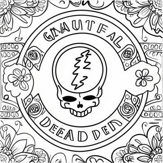 Pagina Da Colorare Del Logo Dei Grateful Dead 23513-21720