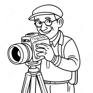 Pagina Da Colorare Del Divertente Cameraman Skibidi 23574-21771