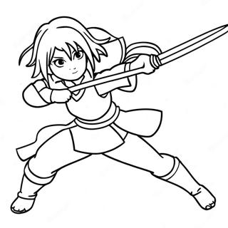 Sakura Haruno In Posa Di Battaglia Da Colorare 23964-22084