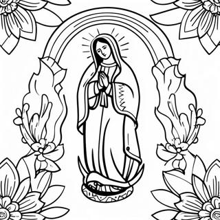 Pagina Da Colorare Della Nostra Signora Di Guadalupe 24023-22126