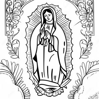 Pagina Da Colorare Della Nostra Signora Di Guadalupe 24023-22128