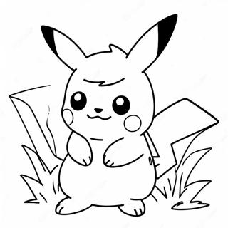 Pagina Da Colorare Di Pikachu Dettagliato 24145-22219