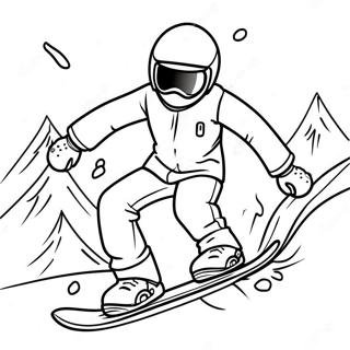 Pagina Da Colorare Di Snowboard 24334-22366