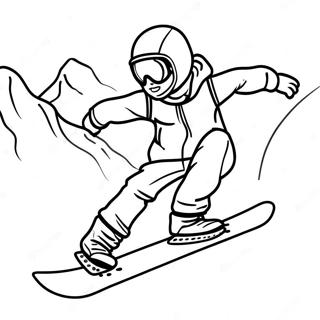 Pagina Da Colorare Di Snowboard 24334-22368