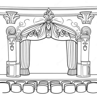 Pagina Da Colorare Palco Teatrale 24384-22407