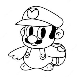 Pagina Da Colorare Cappy Mario Odyssey 24444-22455