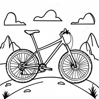 Mountain Bike Pagine Da Colorare