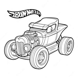 Pagina Da Colorare Della Bone Shaker Hot Wheels 24635-22600