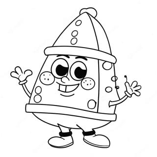 Spongebob Con Cappello Di Babbo Natale Da Colorare 2483-2024