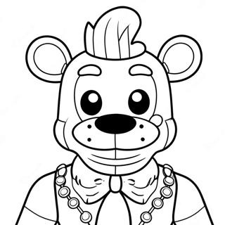 Puppet Fnaf Inquietante Pagina Da Colorare 24946-22850