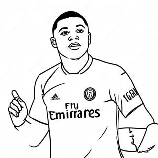 Mbappe Pagine Da Colorare