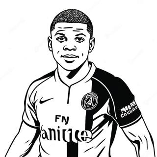 Pagina Da Colorare Di Mbappe 2512-2042