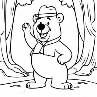 Pagina Da Colorare Di Yogi Bear 25215-23063