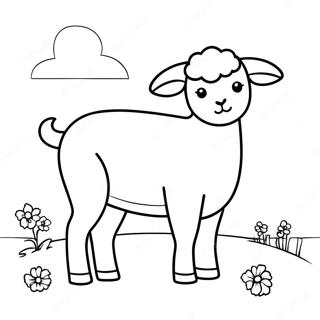 Pagina Da Colorare Di Un Agnello 25225-23070