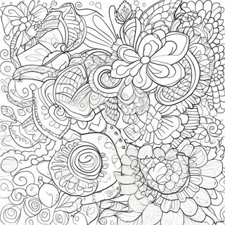 Pagina Da Colorare Di Modelli Alluncinetto Affascinanti 25436-23432