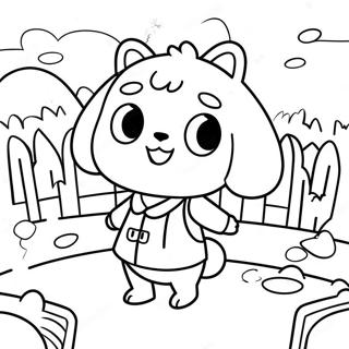 Pagina Da Colorare Di Animal Crossing 2562-2091