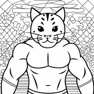 Pagina Da Colorare Di Meowscles Wwe 25876-23772