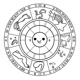 Pagina Da Colorare Dello Zodiaco 2642-2155