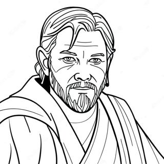 Pagina Da Colorare Di Obi Wan Kenobi 26652-24379