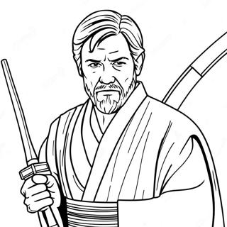 Pagina Da Colorare Di Obi Wan Kenobi 26652-24380