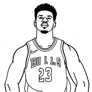 Pagina Da Colorare Di Jimmy Butler 26772-24474