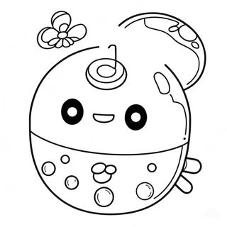 Pagina Da Colorare Dei Simpatici Personaggi Tamagotchi 26883-24567