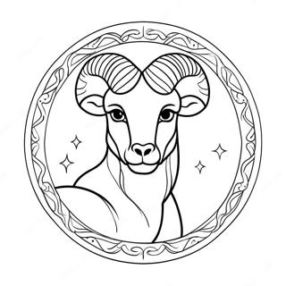 Pagina Da Colorare Segno Zodiacale Ariete 26962-24626