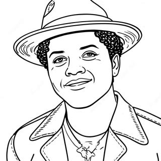 Pagina Da Colorare Bruno Mars 27313-24898