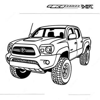 Pagina Da Colorare Della Toyota Tacoma 27333-24915