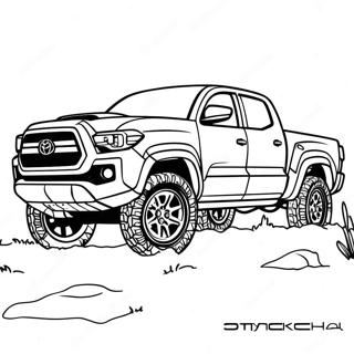 Pagina Da Colorare Della Toyota Tacoma 27333-24916