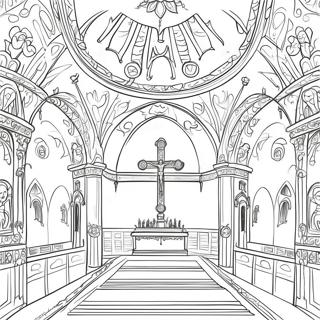 Pagina Da Colorare Dellinterno Di Una Chiesa Ortodossa 27364-24943