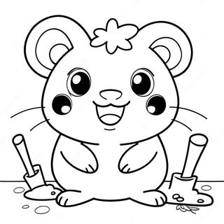 Hamtaro Pagine Da Colorare