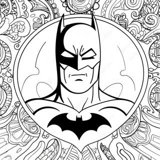 Logo Di Batman Pagine Da Colorare