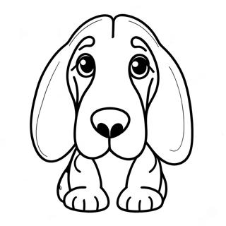 Pagina Da Colorare Basset Hound 27583-25107