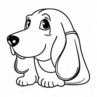 Pagina Da Colorare Basset Hound 27583-25108