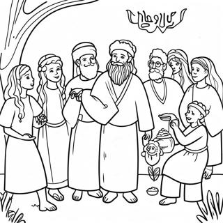 Pagina Da Colorare Celebrazione Di Shavuot 27623-25138