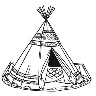 Pagina Da Colorare Del Teepee 27703-25202