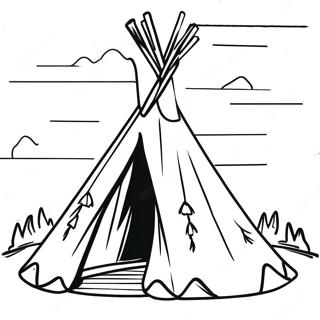 Pagina Da Colorare Del Teepee 27703-25203