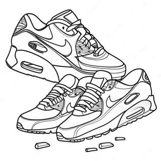 Pagina Da Colorare Delle Scarpe Air Max Colorate 28105-25518