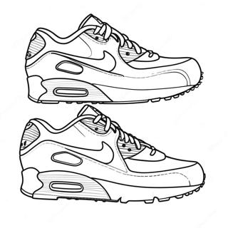 Pagina Da Colorare Delle Scarpe Air Max Colorate 28105-25520