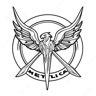 Pagina Da Colorare Del Logo Metallica 28184-25578